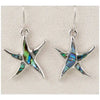 Glacier pearle sea star earrings