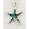 Glacier pearle sea star necklace