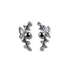 Hematite secret garden earrings