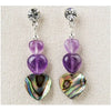 Glacier pearle sentiment earrings