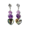 Glacier pearle sentiment earrings