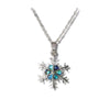 Glacier pearle snowflake necklace