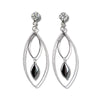 Hematite sophisticate earrings