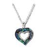 Glacier pearle sparkle heart necklace