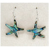 Glacier pearle starfish earrings