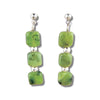 Jade stepping stones earrings