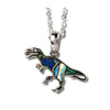 Glacier pearle t-rex necklace