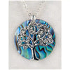 Glacier pearle tree of life necklace