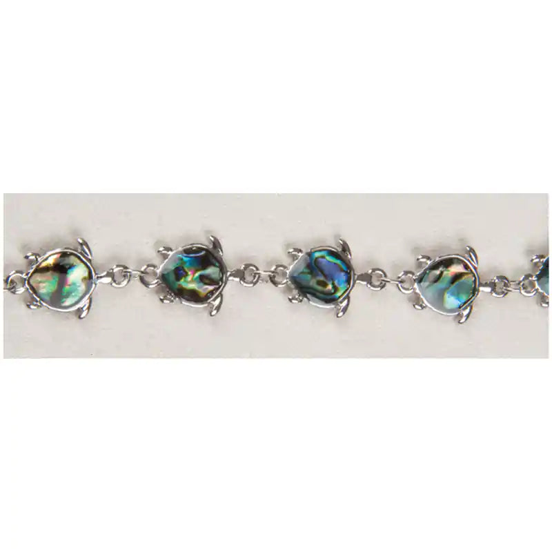 Glacier Pearle Turtle Link Bracelet