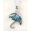 Glacier pearle umbrella necklace