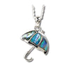Glacier pearle umbrella necklace