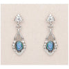 Glacier pearle vintage allure earrings