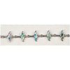 Glacier Pearle Whale Tail Link Bracelet