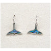 Glacier pearle whale tail earrings