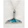 Glacier pearle whale tail necklace