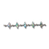 Glacier Pearle Whale Tail Link Bracelet