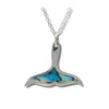 Glacier pearle whale tail necklace