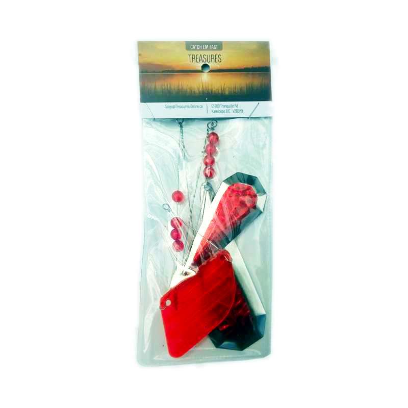 Red Ford Fender Style Fishing Lure