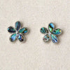 Glacier pearle forget-me-not-stud earrings