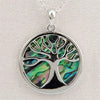 Glacier pearle tree of life necklace
