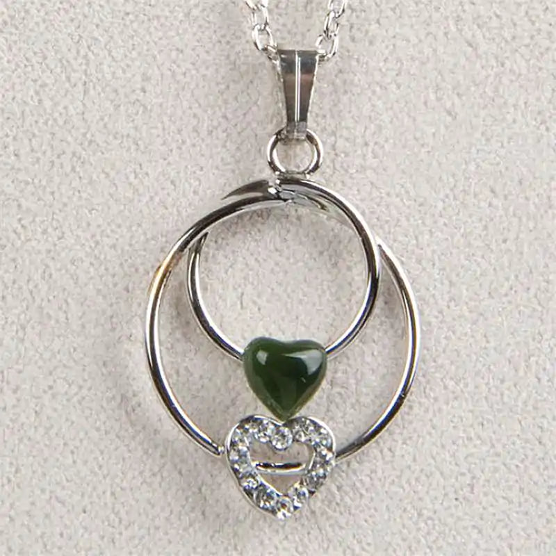 Jade true love necklace