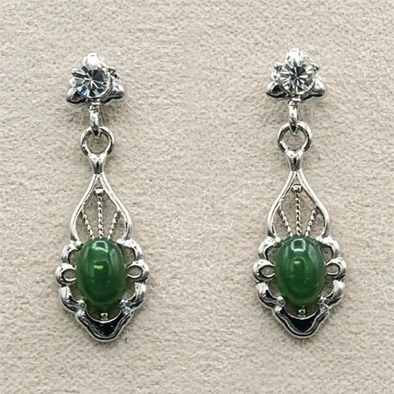 Jade vintage allure earrings