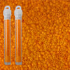 Delica beads mandarin orange size 11