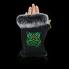 Fingerless gloves frog