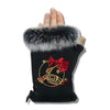 Fingerless gloves hummingbird