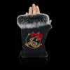 Fingerless gloves hummingbird