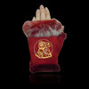 Fingerless gloves power raven