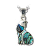 Glacier pearle cat necklace