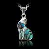 Glacier pearle cat necklace