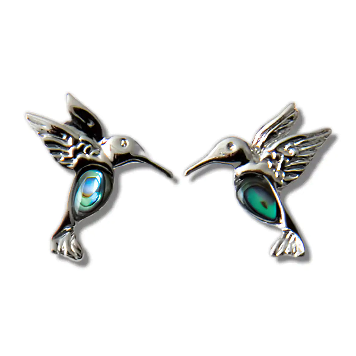 Glacier pearle dainty hummingbird earrings