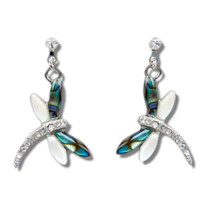 Boucles d'oreilles Glacier Pearle Dragonfly Dance