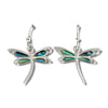 Glacier pearle elegant dragonfly earrings