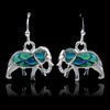 Glacier pearle elephant earrings