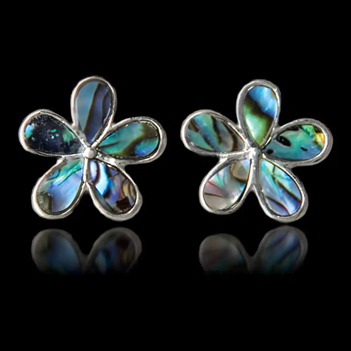 Glacier pearle forget-me-not-stud earrings