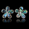Glacier pearle forget-me-not-stud earrings