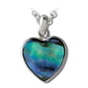 Glacier pearle framed heart necklace