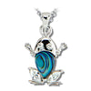 Glacier pearle frog necklace