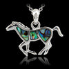 Glacier pearle stallion necklace