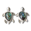 Glacier pearle turtle earrings