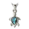Glacier pearle turtle necklace
