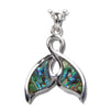 Glacier pearle whale tail-fancy necklace