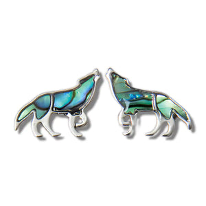 Boucles d'Oreilles Loup Glacier Pearle