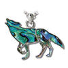 Glacier pearle wolf-large necklace