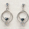 Hematite true love earrings