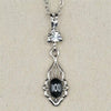Hematite vintage allure necklace