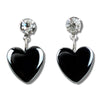 Hematite first love earrings